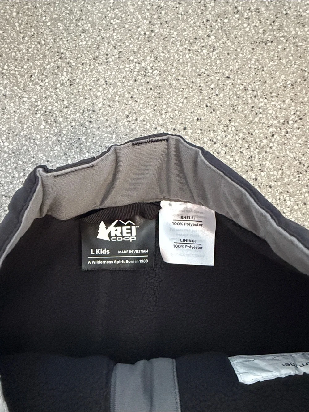 REI Black Cargo Ski Shell Pants